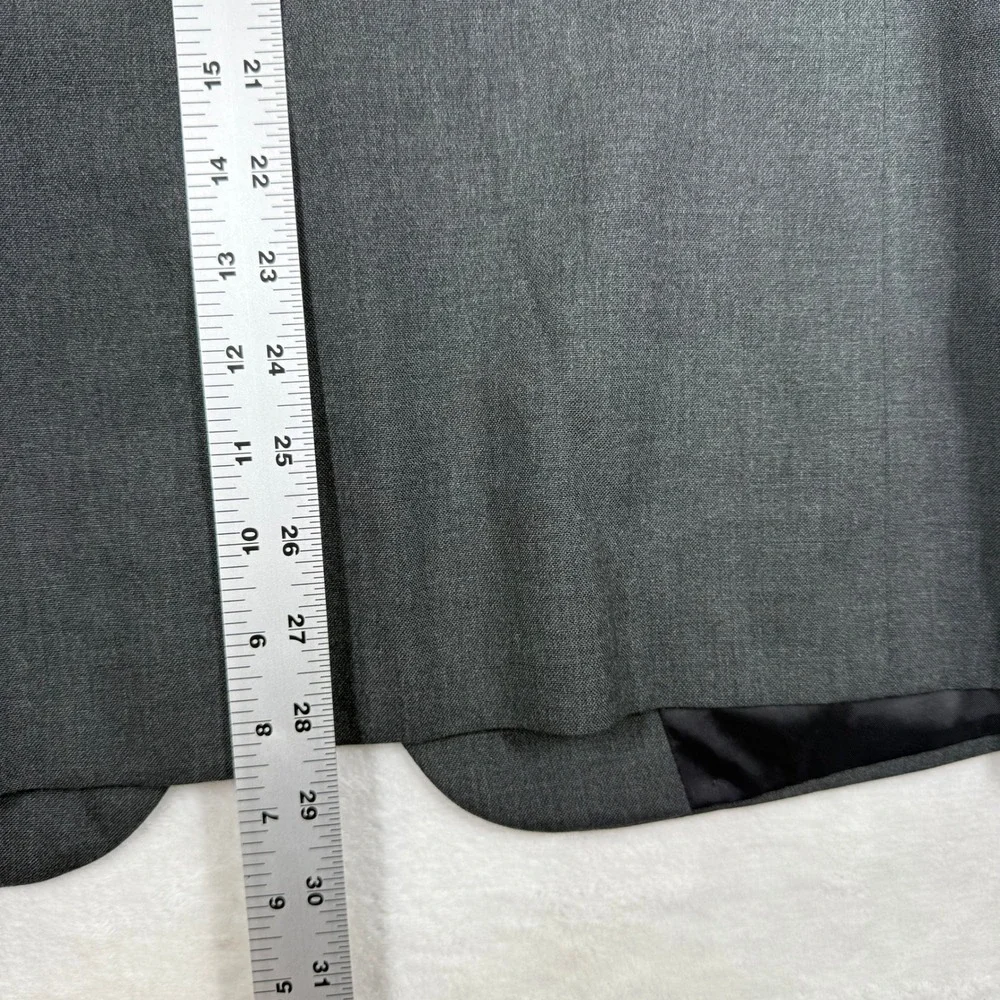 Burberrys Saks Fifth Avenue Mens Charcoal Gray‎ Wool Blazer Sport Coat USA 42R